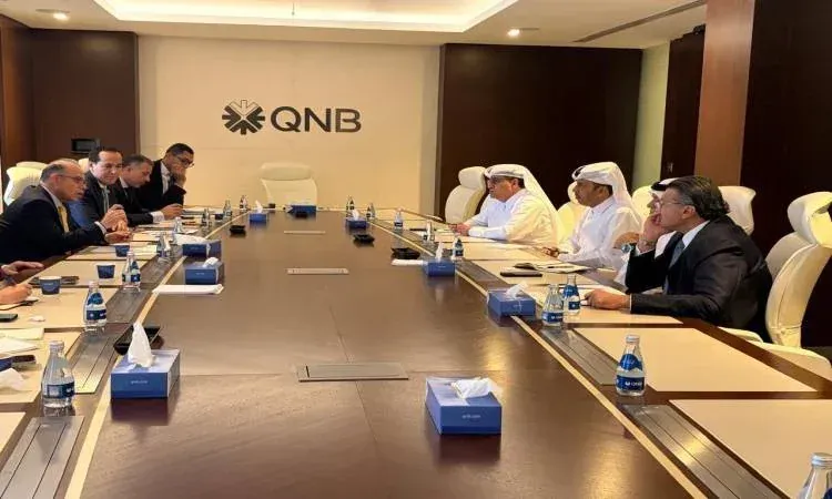 مبحثات مصرية مع QNB للترويج للمشروعات العقارية والطروحات